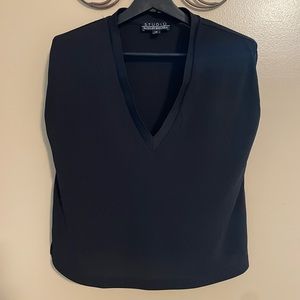 Badgley Mischka Shoulder Pad Blouse